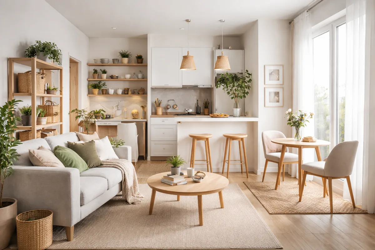 Comment aménager un espace de vie généraliste de moins de 40 m²