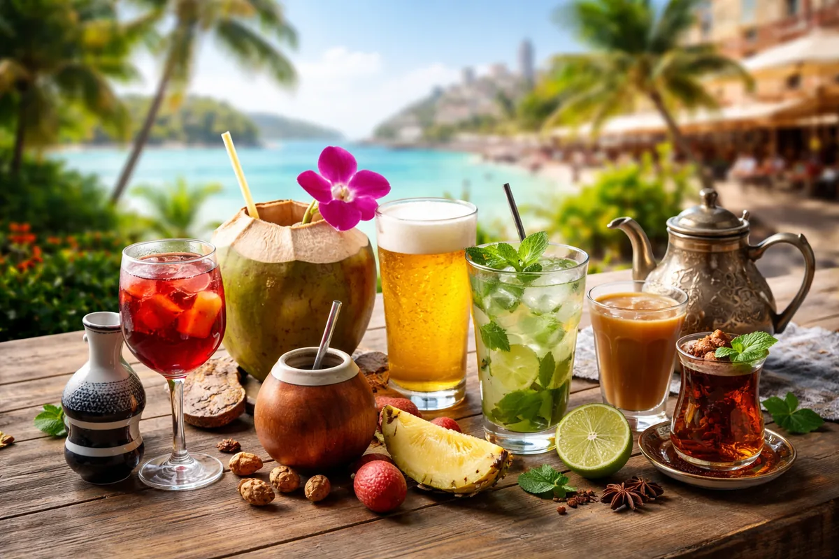 Les saveurs des boissons du monde à découvrir lors de vos voyages