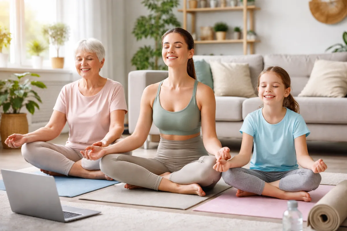 Comment pratiquer le yoga en ligne pour toutes les générations